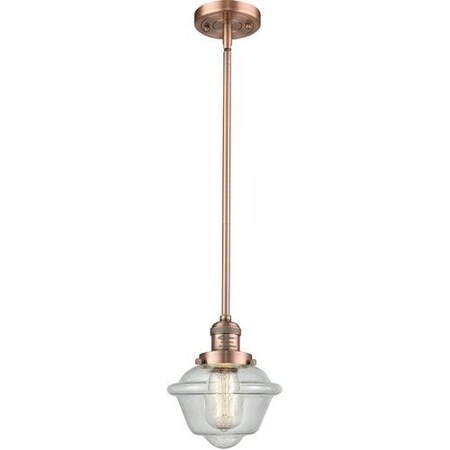 Innovations Lighting 1 Light Small Oxford 8 Inch Mini Pendant, 698484 201S-AC-G534